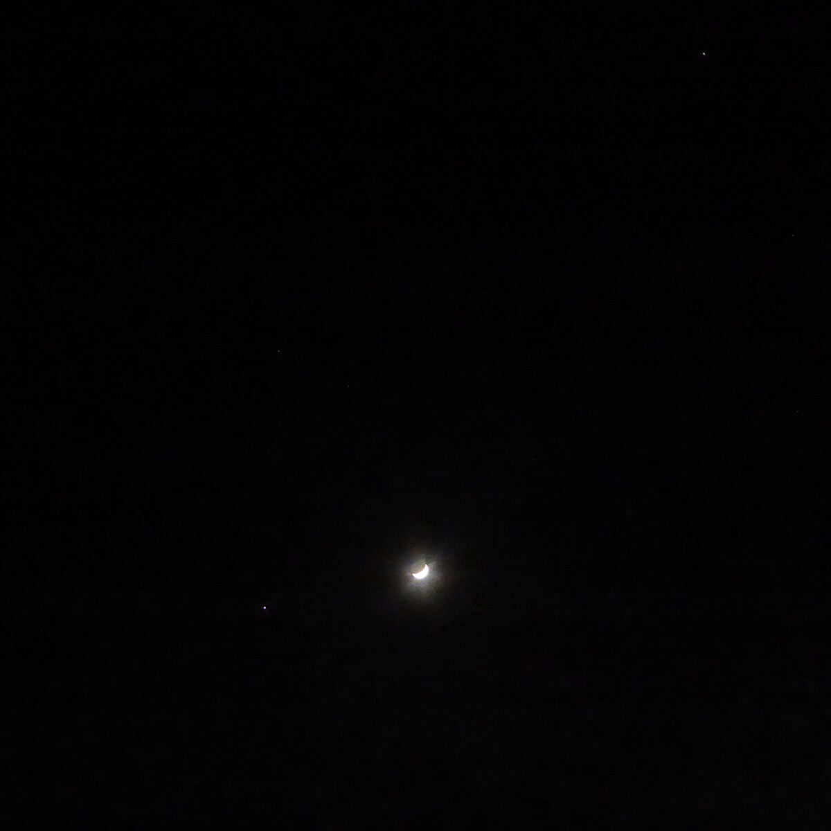 Moon-Jupiter Capella Conjunction - 02 Apr 2025
